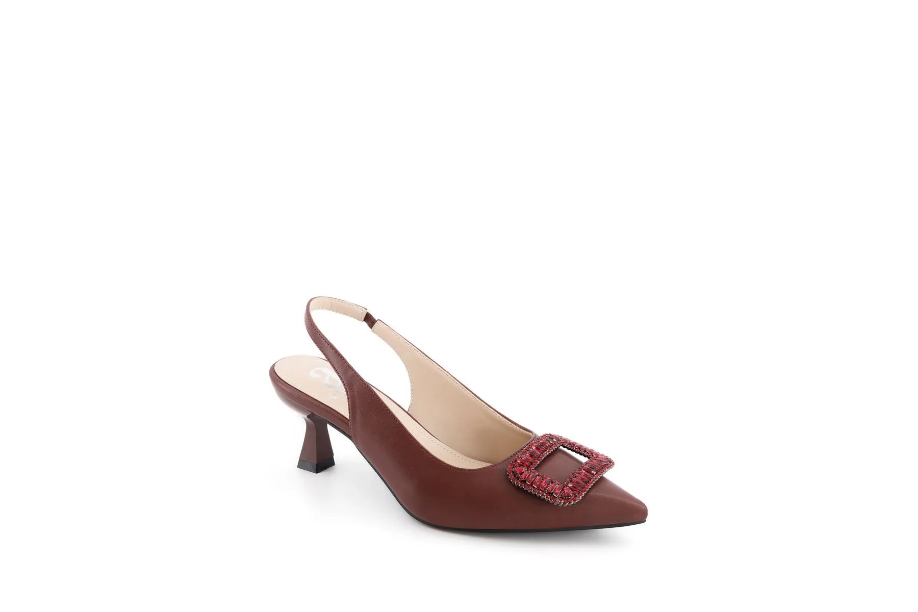 zapatilla roja para mujer