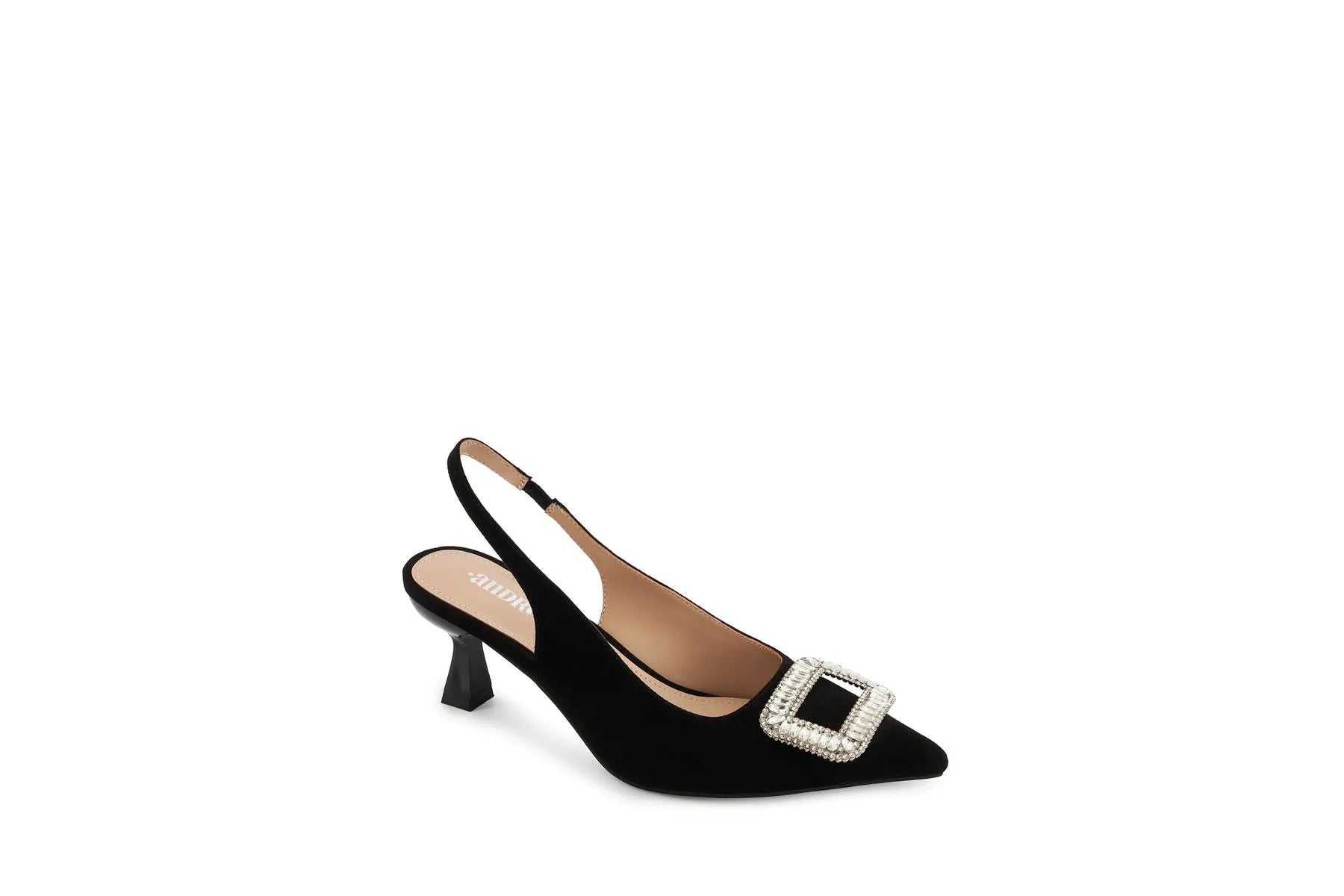 zapatilla color negro para mujer