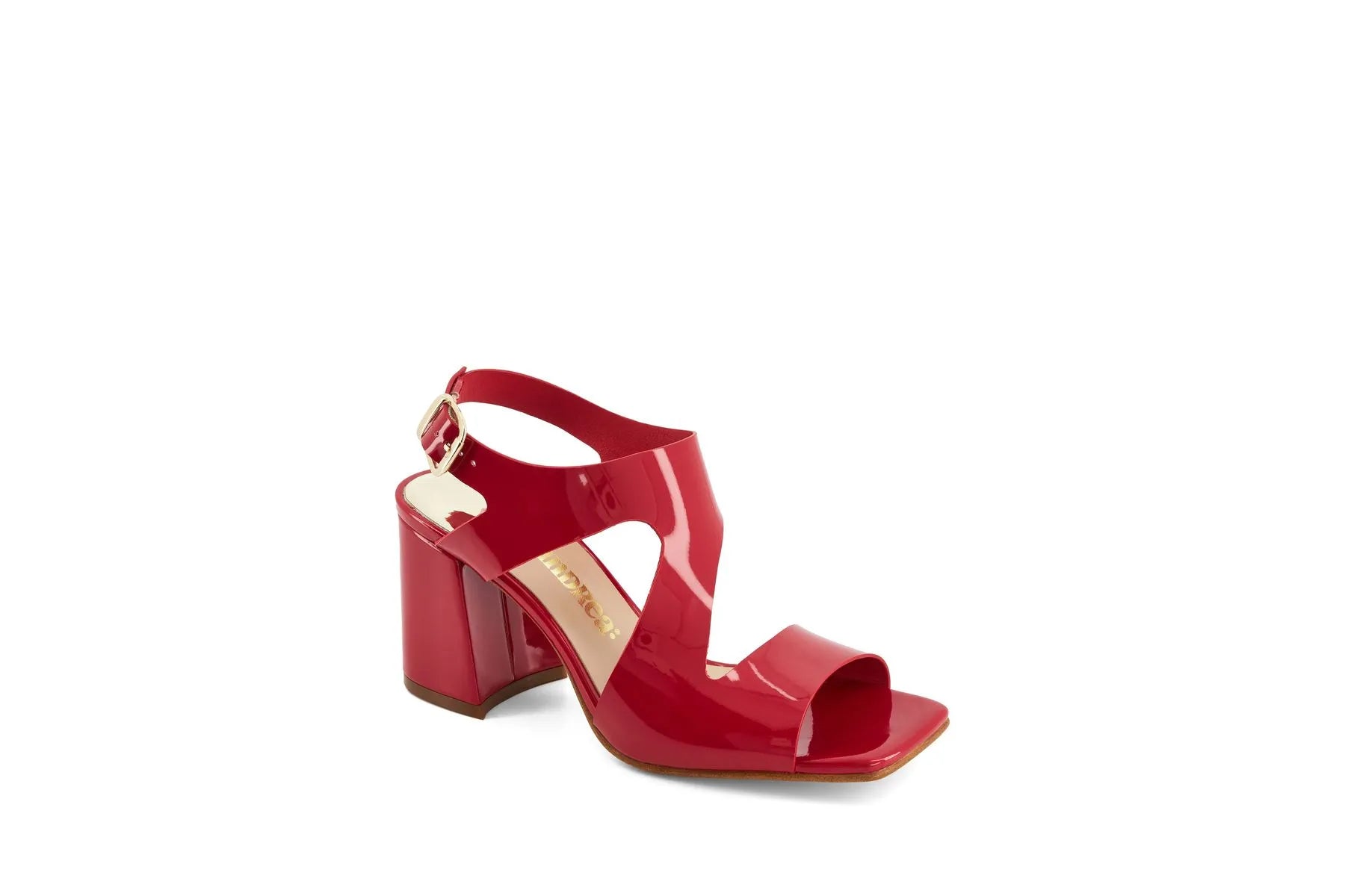 zapatilla color rojo para mujer