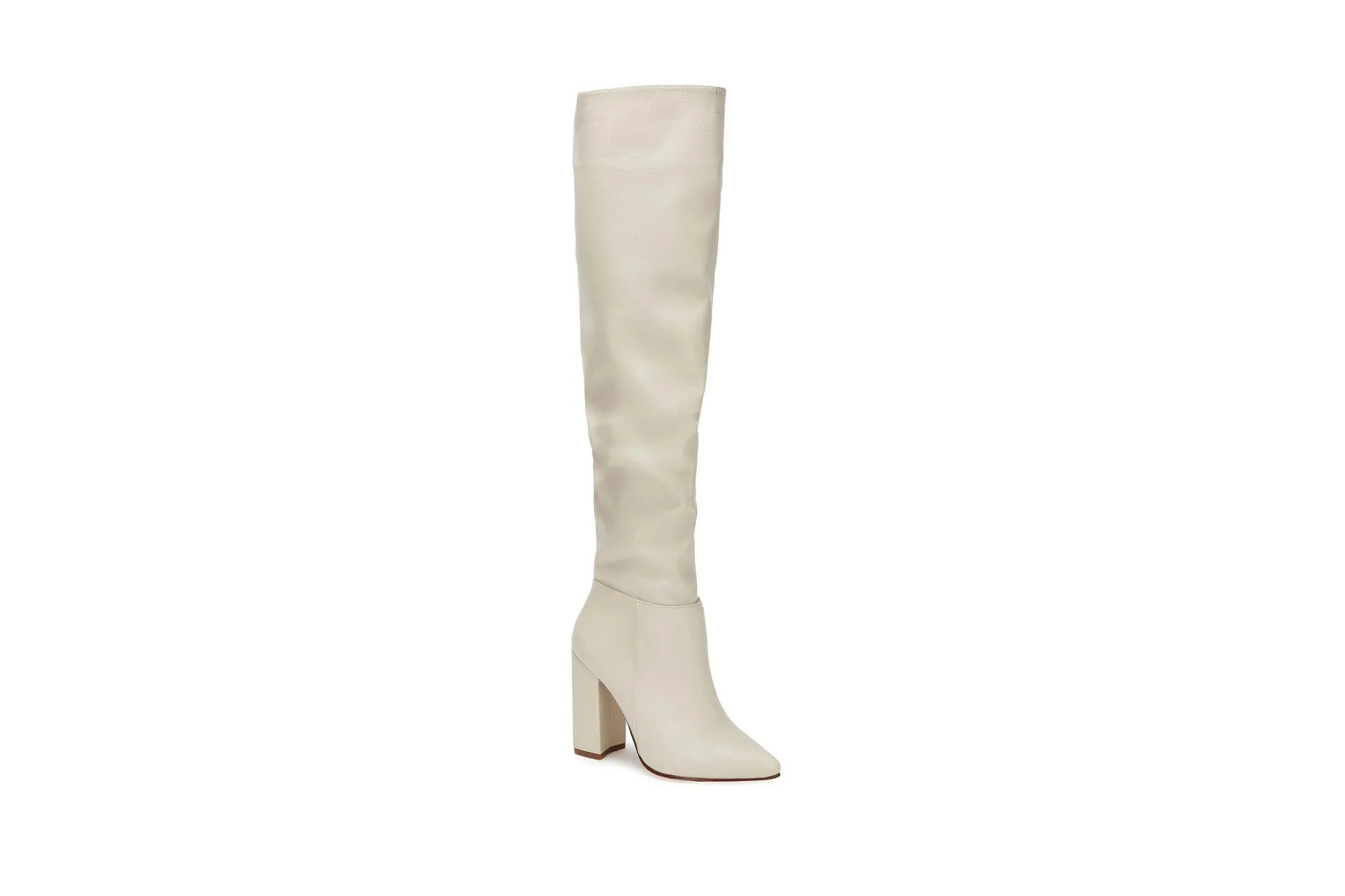 bota blanca  para mujer