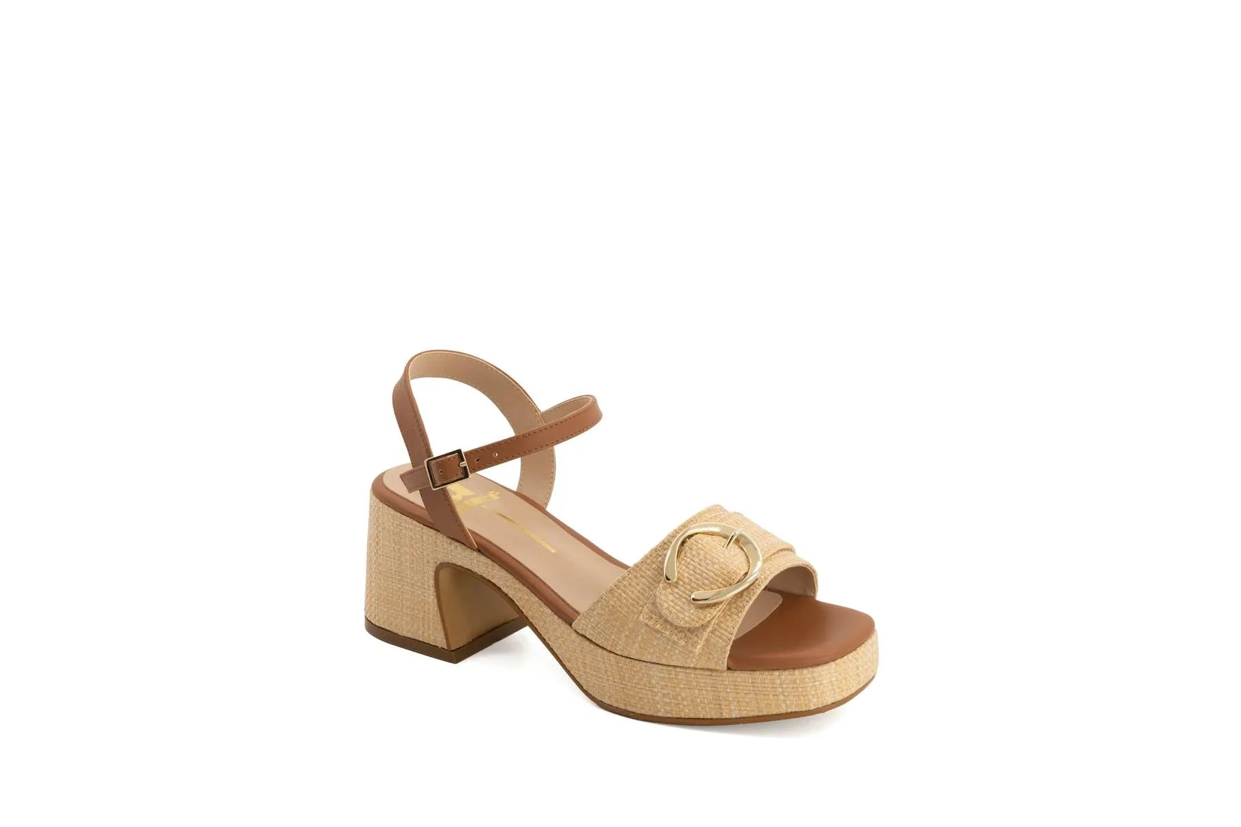 zapatilla color nude para mujer