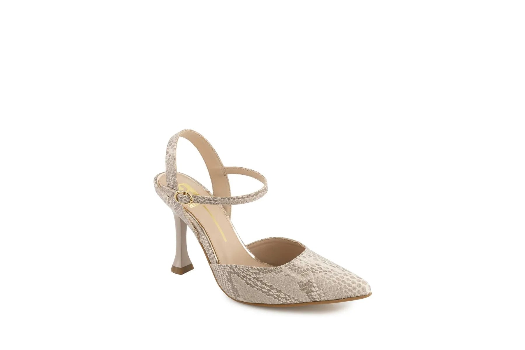 zapatilla color nude para mujer