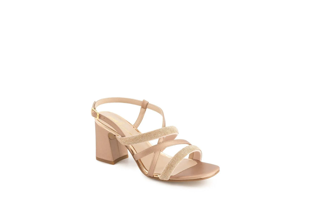 zapatilla con brillos para mujer