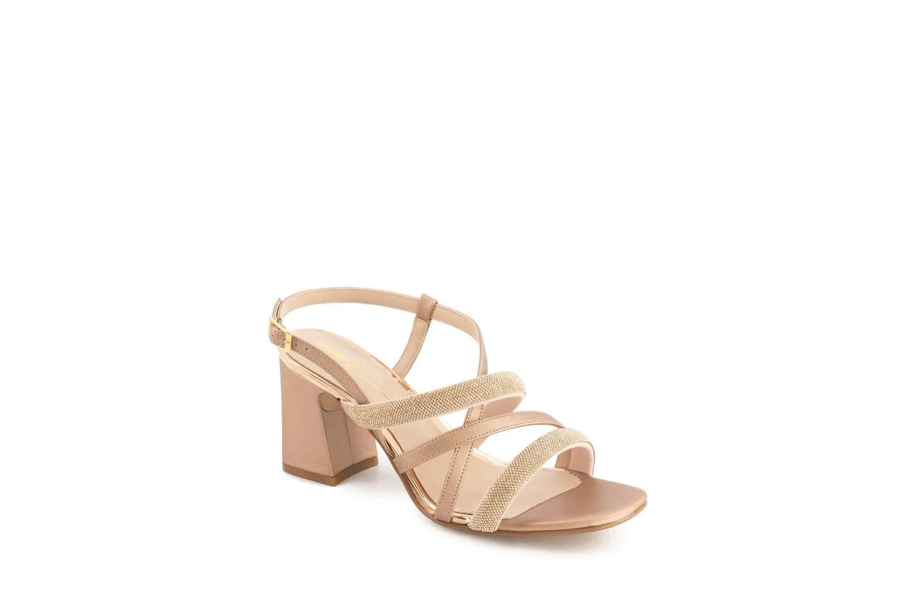 zapatilla con brillos para mujer