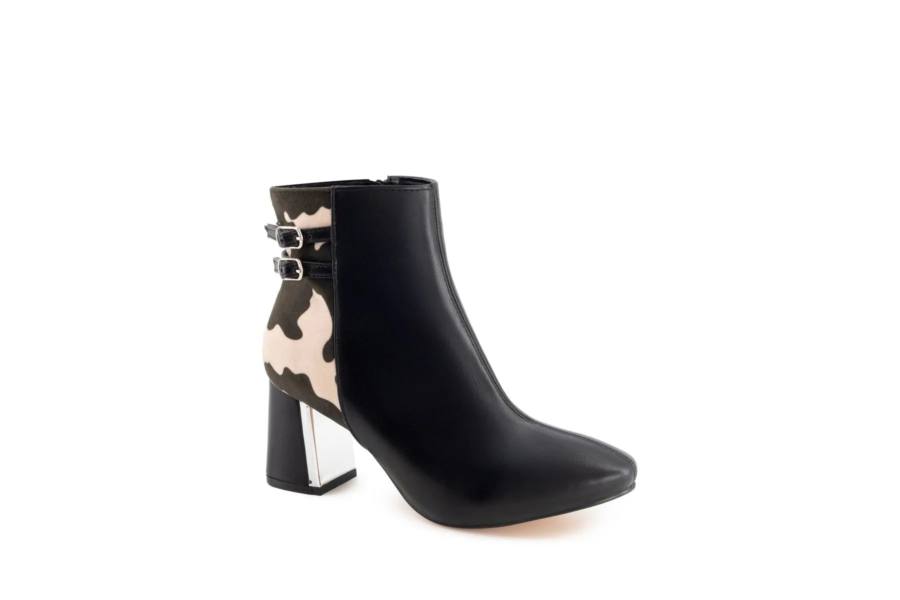 bota negra  para mujer